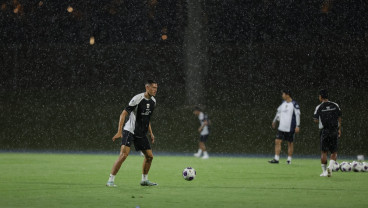 Latihan Timnas Indonesia Terganggu Hujan Salju di Arab Saudi