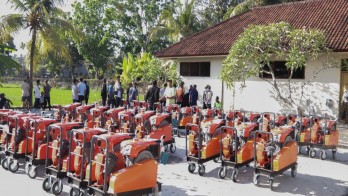 Subak di Jembrana Dapat Bantuan Mesin Pompa Air Dari Kementan