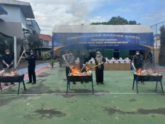 10 Juta Batang Rokok Ilegal Dimusnahkan di Aceh