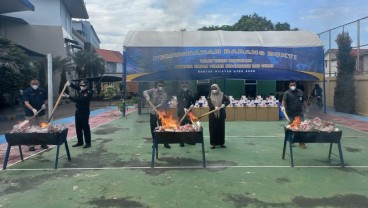 10 Juta Batang Rokok Ilegal Dimusnahkan di Aceh