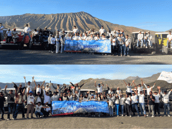 PT Kota Satu Properti Gelar Outing di Bromo, Perkuat Kebersamaan