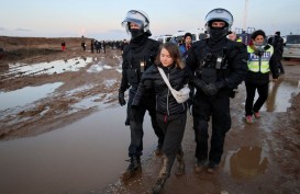 Aktivis Lingkungan Greta Thunberg Ditangkap di Denmark Saat Demo Dukung Palestina