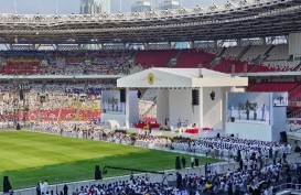 Misa Agung Paus Fransiskus Segera Dimulai, Ribuan Jemaat Penuhi Stadion GBK