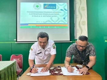 Bank Jateng Kelola Elektronifikasi Parkir RSUD Blora