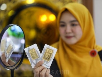 Harga Emas Antam Hari Ini Turun Rp9.000! Ukuran 1 Gram Cuma Rp1,4 Juta