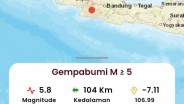 Sukabumi Diguncang 2 Kali Gempa Pagi Ini