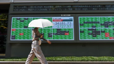 Bursa Saham Asia Kompak Loyo pada Awal Pekan