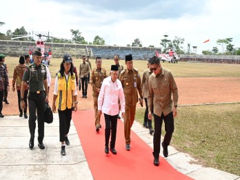 Gelontorkan Rp301 Miliar, Wapres Maruf Minta Perbaikan Jalan Daerah di Babel Bisa Tekan Biaya Logistik