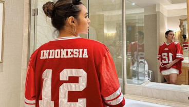 Nyanyi Lagu Nasional di Laga Timnas Indonesia vs Australia di GBK, Raisa: Lets Go Timnas!