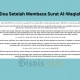 Doa Setelah Membaca Surat Al-Waqiah, Arab dan Latin