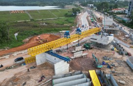 Proyek Flyover Sei Ladi Masuki Tahap Pemasangan Balok Penyangga Utama