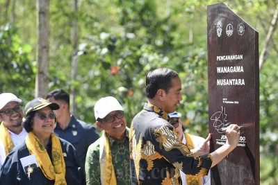 Pencanangan Hutan Pendidikan Wanagama Nusantara