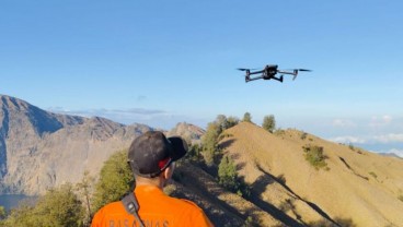 Wisatawan Rusia Hilang di Rinjani, SAR Gunakan Drone dalam Pencarian