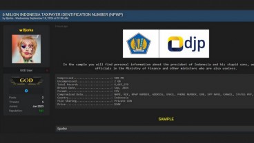 Data Ditjen Pajak Diduga Bocor, Ada NPWP Jokowi, Gibran, Kaesang, hingga Sri Mulyani