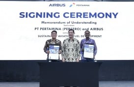 Pertamina-Airbus Jajaki Pengembangan Sustainable Aviation Fuel