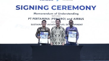 Pertamina-Airbus Jajaki Pengembangan Sustainable Aviation Fuel