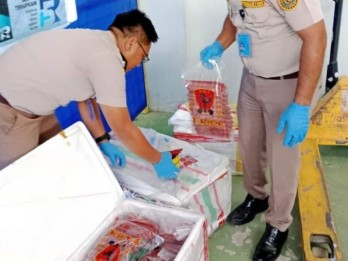 Pengiriman 106 Kg Daging Babi ke Sultra Digagalkan Karantina