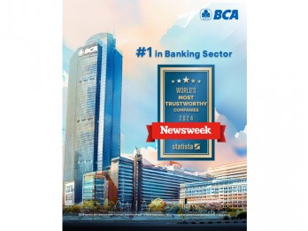 BCA Kembali Jadi Bank Paling Dipercaya di Dunia Versi Majalah Newsweek