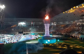 Belasan Ribu Penonton Saksikan Penutupan PON XXI di Stadion Utama Sumut