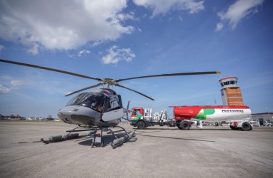 Usai Pesawat Boeing, Helikopter Bell Jajal Tenggak Bioavtur Pertamina