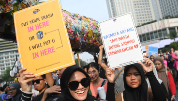 Aksi Kampanye Lingkungan di Jakarta