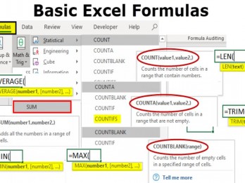 47 Rumus Excel Lengkap Beserta Contoh dan Penjelasannya