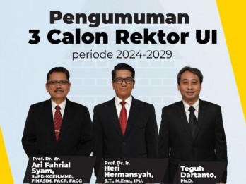 Profil 3 Calon Rektor UI 2024-2029: Ari Fahrial Syam, Heri Hermansyah, Teguh Dartanto