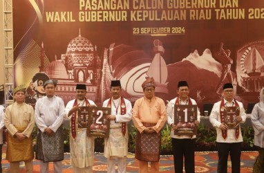 Pilgub Kepri 2024: Ansar-Nyanyang Nomor 1, Rudi-Rafiq Nomor 2