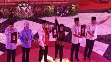 KPU Sumsel Tetapkan Nomor Urut Paslon di Pilgub 2024