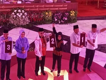 KPU Sumsel Tetapkan Nomor Urut Paslon di Pilgub 2024