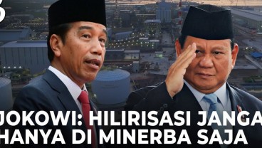 Jokowi Bilang Prabowo Siap Lanjutkan Hilirisasi di Sektor Pertanian hingga Kelautan