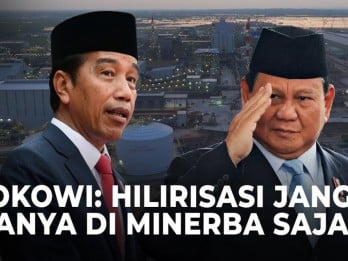 Jokowi Bilang Prabowo Siap Lanjutkan Hilirisasi di Sektor Pertanian hingga Kelautan