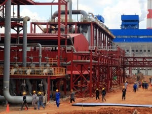 Smelter fase 1 PT BAI yang memiliki kapasitas produksi alumina hingga sebesar 1 juta ton per tahun