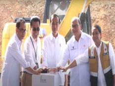 Jokowi Groundbreaking Hutan Kota Plataran di IKN, Rampung Tahun Depan