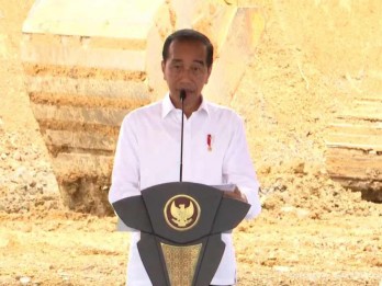 Groundbreaking Delonix di IKN, Jokowi: Kalau Mau Investasi Tahun ini, Tanahnya Murah