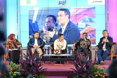 Keseruan Bisnis Indonesia Goes to Campus (BGTC) di Universitas Riau