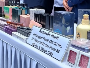 Bea Cukai Sudah 122 Kali Sita Kosmetik Impor Ilegal, Nilainya Rp2,72 Miliar