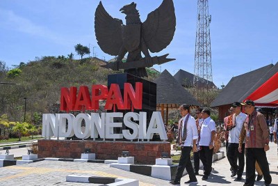 Presiden Joko Widodo Resmikan Tujuh Pos Lintas Batas Negara (PLBN)