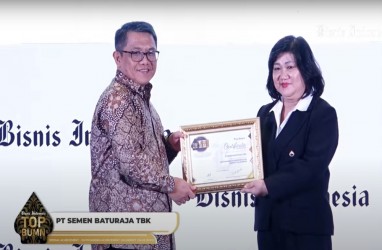 Semen Baturaja (SMBR) Raih Penghargaan Outstanding Achievement Top BUMN Awards 2024