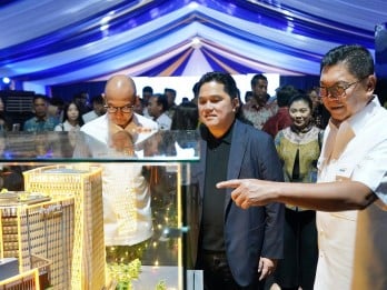 Bank Mandiri Groundbreaking Gedung Mandiri Financial Center di PIK 2