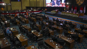 Rapat Paripurna Penetapan Pimpinan DPRD Provinsi DKI Jakarta