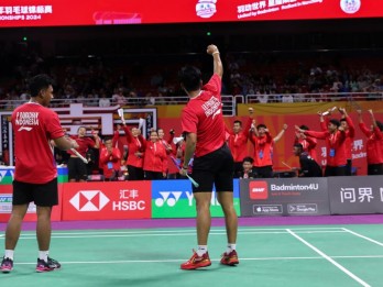 Hasil Final Piala Suhandinata 2024, Tim Bulu Tangkis Indonesia Juara!