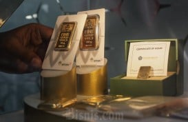 Harga Emas 24 Karat Antam Hari Ini Turun ke Rp1,47 Juta per Gram