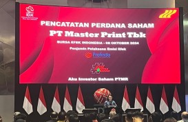 Saham Emiten Baru Master Print (PTMR) Tancap Gas Naik 12,50%