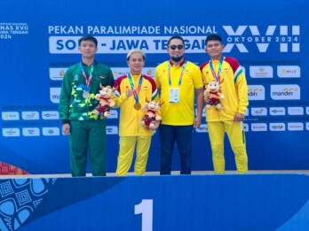 Klasemen Sementara Peparnas XVII Solo, Riau Posisi ke-3 Teratas Dengan Raihan 41 Medali
