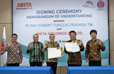 Gandeng Amita Holdings Asal Jepang, Indocement (INTP) Injeksi Modal Perusahaan JV