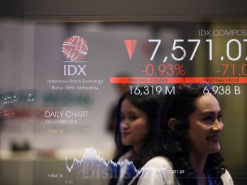 IHSG Ditutup Melemah ke Level 7.501, Saham DSSA dan BBCA Justru Melaju