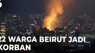 Ganas! Israel Beri Hujan Rudal di Beirut Tanpa Peringatan 