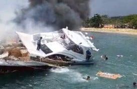 Kronologi Kebakaran Speedboat Rombongan Cagub Maluku Utara Benny Laos