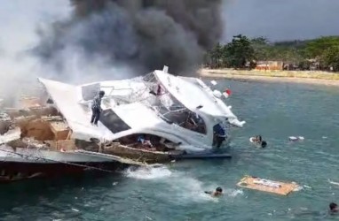 Kronologi Kebakaran Speedboat Rombongan Cagub Maluku Utara Benny Laos